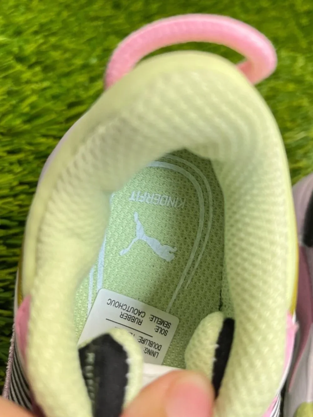 Puma RS-X Bouquet Toddler Size‎ 5C Pink White Black Athletic Shoes Sneakers